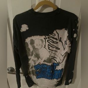 Travis Scott X Fragment X Kaws long sleeve tee